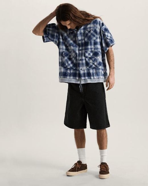 Vans Blue Otw X Tdc Double Layered Shacket Deep for men