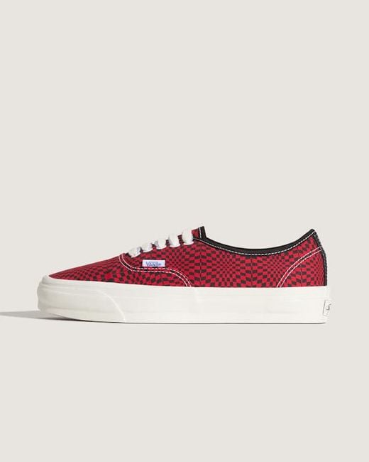 Vans Red Premium Authentic Shoes for men