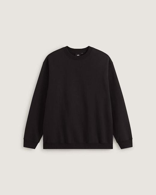 Vans Black Scripted Crew Sweatshirt for men