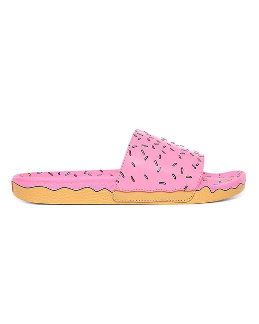 Vans The Simpsons X D'ohnut Slide-on Slippers in het Pink voor heren