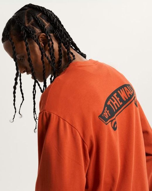 Vans Premium Langarm-T-Shirt Mit Grafik, Herren, Größe in Red für Herren