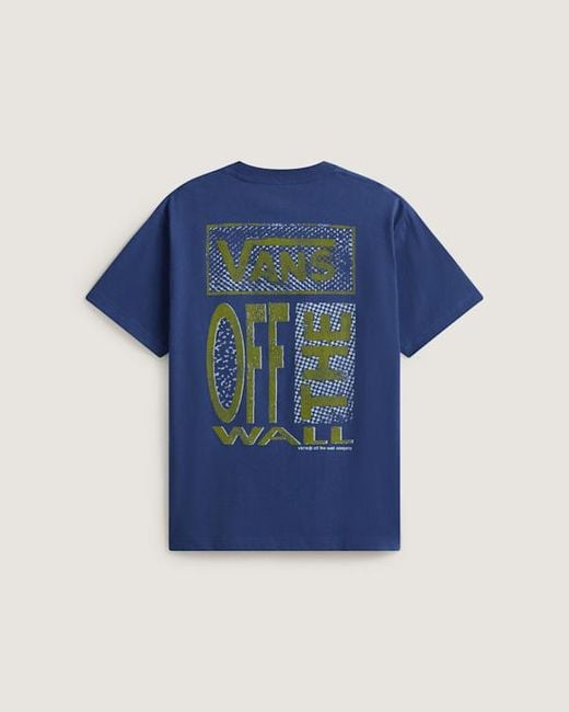 Vans Blue Cut And Paste Ss Tee True for men