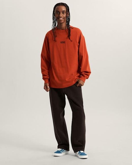 Vans Premium Langarm-T-Shirt Mit Grafik, Herren, Größe in Red für Herren