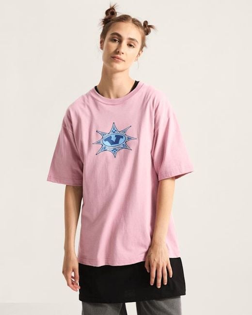 Vans Star Checker T-Shirt, Mann, Größe in Pink für Herren