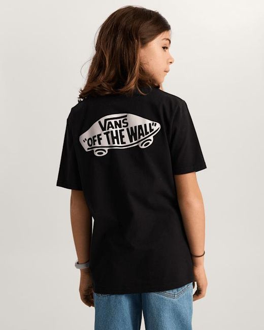 Vans Black Kids Double Standard T-Shirt (8-14 Years)