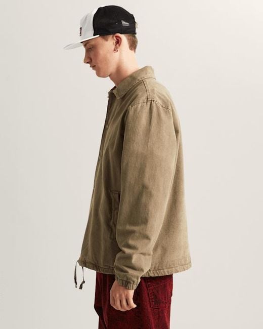 Vans Natural Premium Denim Torrey Coaches Jacket for men