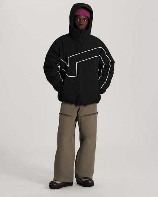 Chaqueta Acolchada Con Capucha 90's Big Block, Hombre, Talla Vans de hombre de color Black