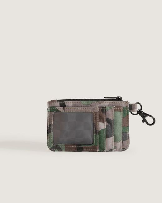 Vans Gray Off The Wall Zip Wallet for men