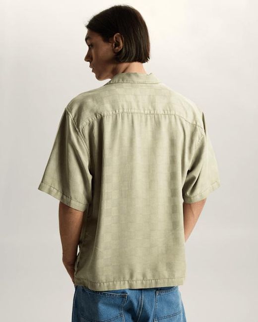 Vans Natural Van Doren Check Camp T-Shirt for men