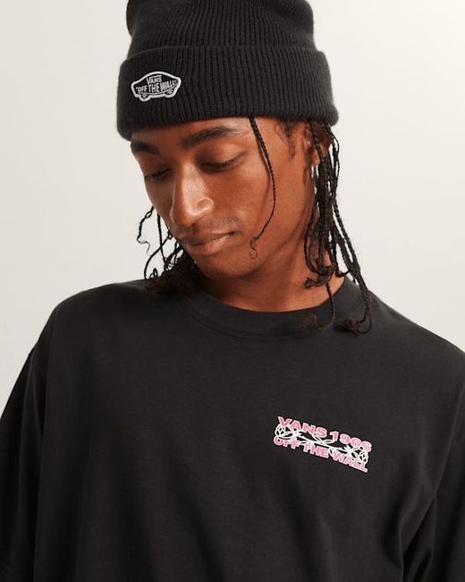 Vans Black Barb Plate Loose T-Shirt for men