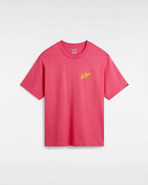 Vans Pink Dettori Loose Fit T-shirt for men