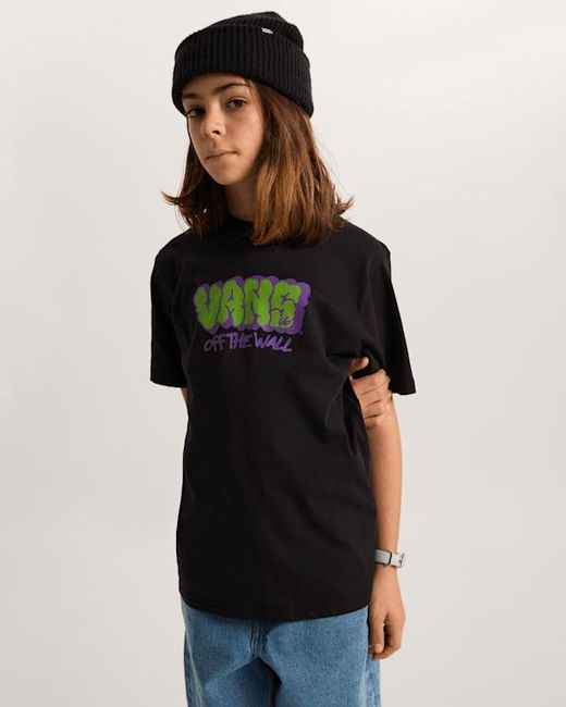 Vans Black Kids By Graff T-Shirt (8-14 Years)
