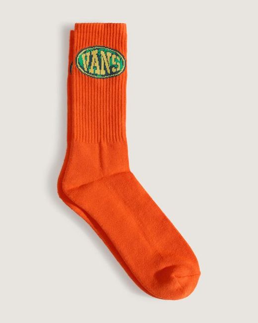 Vans Orange Boyce Crew Socks (1 Pair) Size: M (5.5-8​ for men