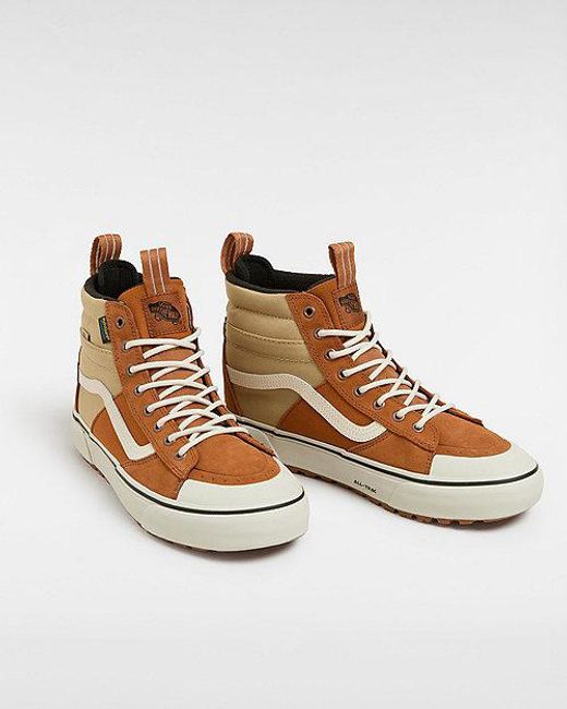 Vans Natural Mte Sk8-Hi Waterproof Shoes (Glazed Ginger/M)