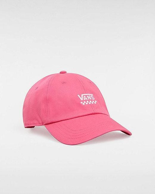 Vans Pink Court Side Curved Bill Jockey Hat