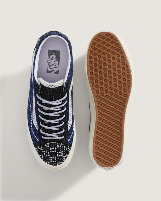 Vans Blue Premium Old Skool Shoes for men