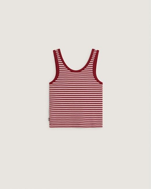 Vans Red Lilly Stripe Tank