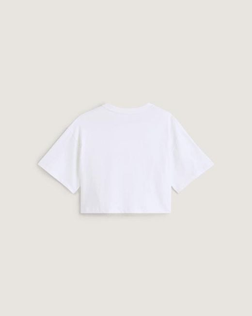 Vans White Y2K Boho Relax Crop T-Shirt
