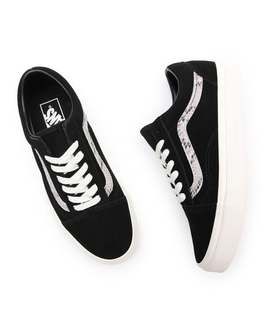 vans noir en daim