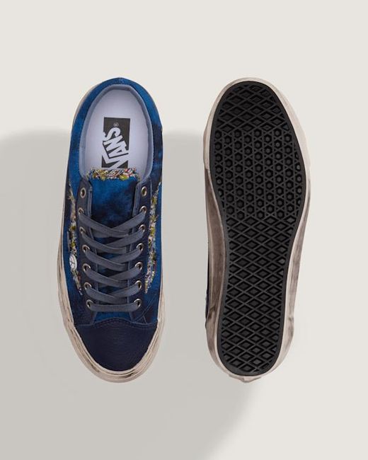 Vans Blue Premium Old Skool 36 Shoes for men