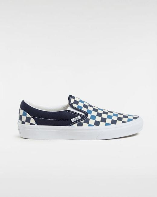 Vans Blue Classic Slip-On Shoes for men