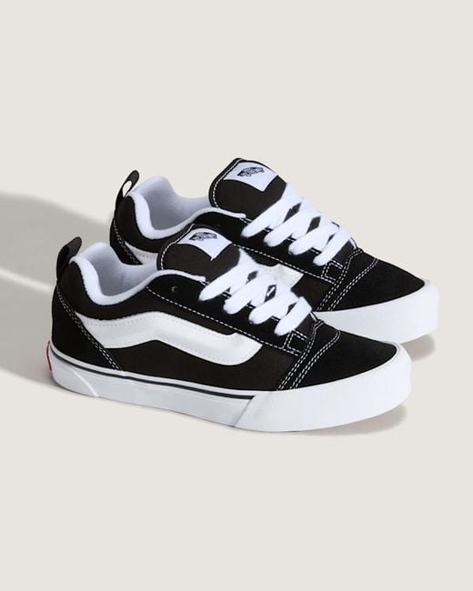 Vans Black Youth Knu Skool Shoes (8-14 Years)