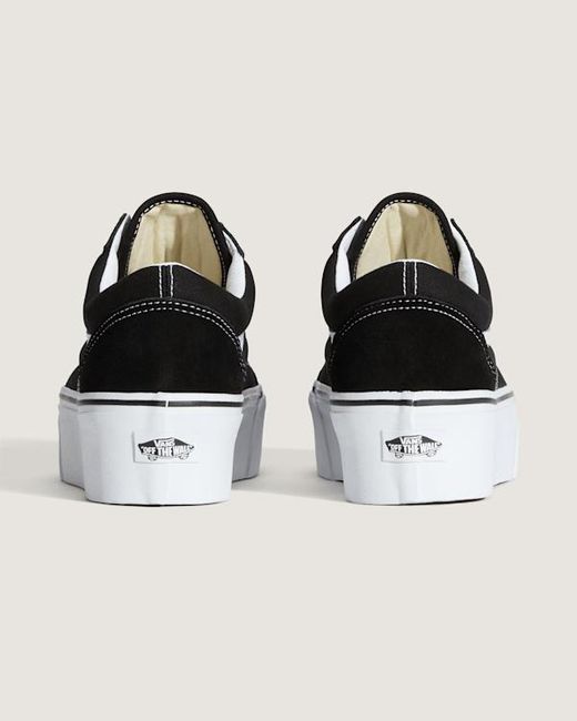 Vans Old Skool Platform Schuhe, Herren, Größe in White für Herren