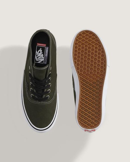 Vans Brown Skate Authentic Mid Shoes for men