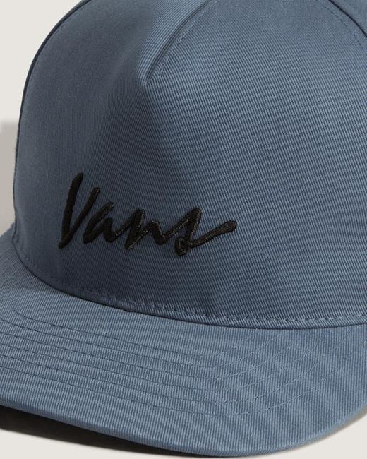 Vans Classic Script Snapback Pet, Grootte in het Blue voor heren