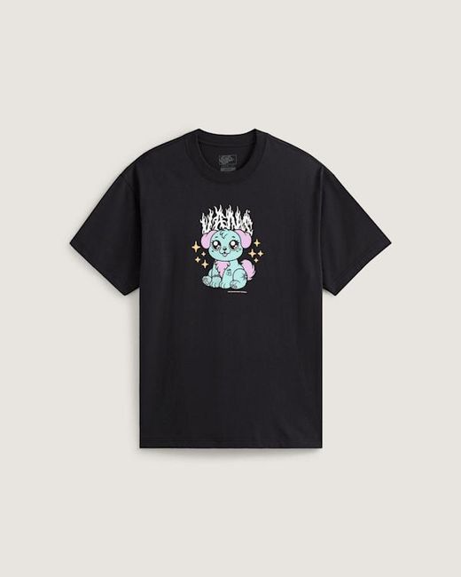 Vans Black Puppy Loose T-Shirt for men