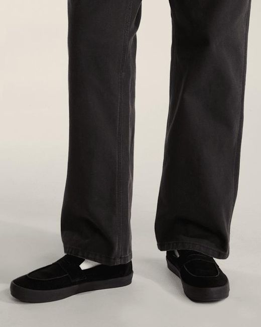 Vans Black Skate Loafer Shoes for men
