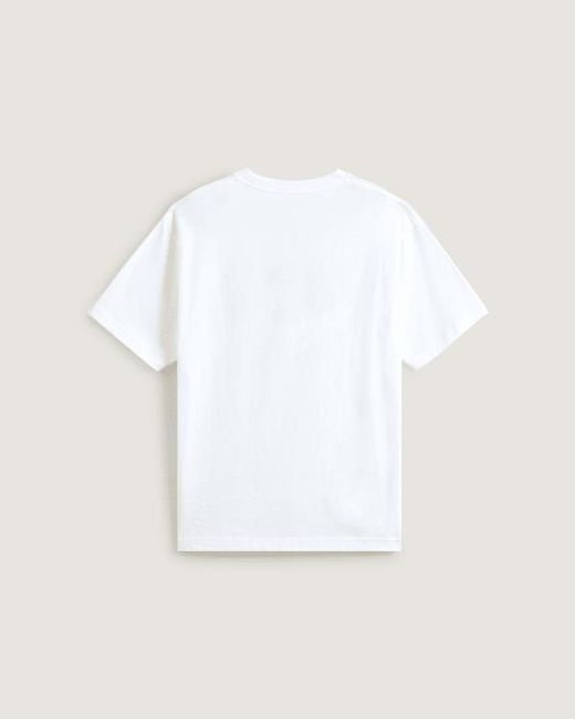 Vans White Goofy Ghoul Short Sleeves for men