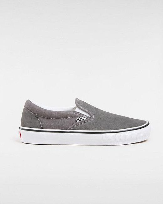 Chaussures Skate Slip-on Vans en coloris Gray