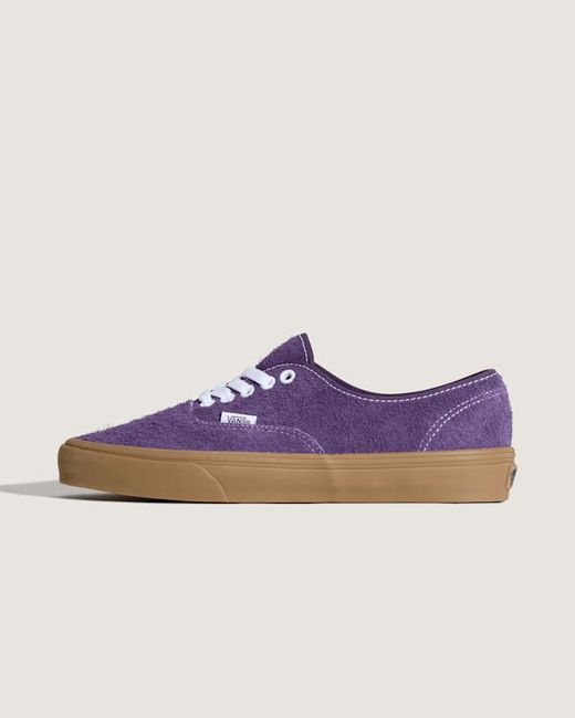 Vans Purple Authentic Hairy Suede Shoes for men