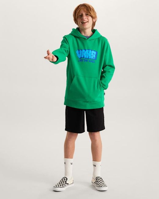 Vans Green Kids By Graff Pullover Hoodie (8-14 Years)