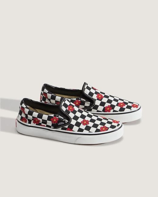 Vans White Classic Slip-On Shoes for men