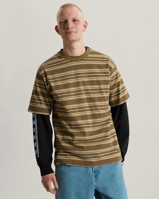 Vans Natural Ringer Striped Knit Shirt for men