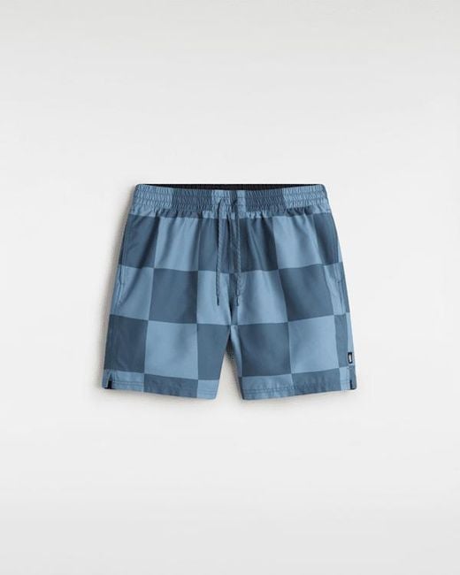 Vans Blue Primary Checkerboard Boarshorts for men