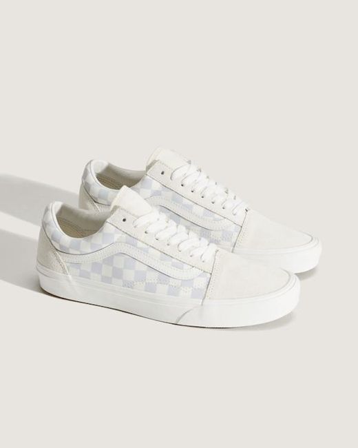 Vans Old Skool Checkerboard Schuhe, Herren, Größe in Natural für Herren