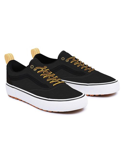 Vans Customs Water Repellent Suede Black Old Skool Mte 1