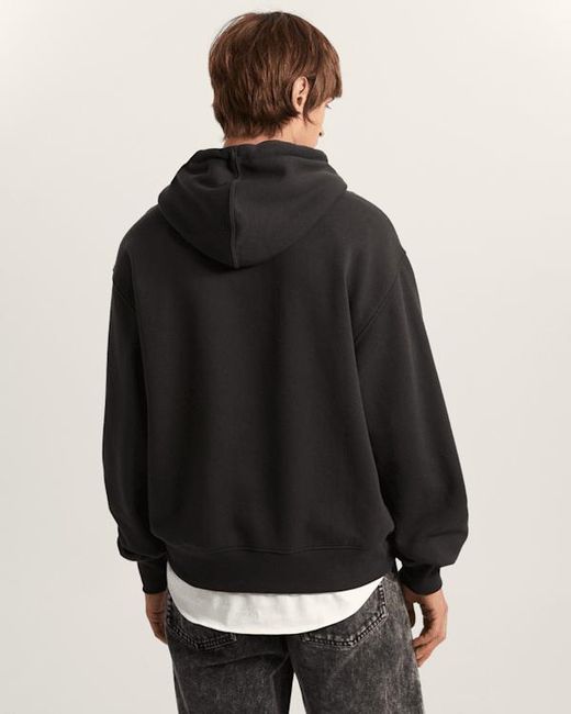 Vans Black Stretch Logo Pullover Hoodie for men