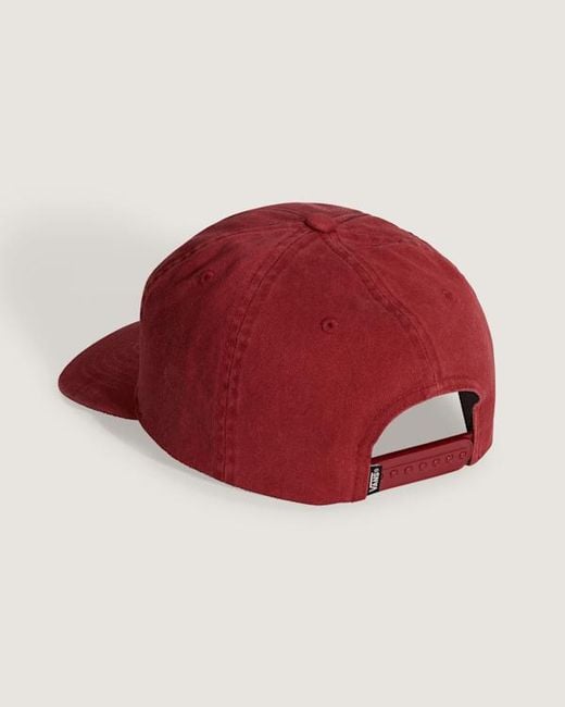 Vans Red Classic Snapback Hat for men