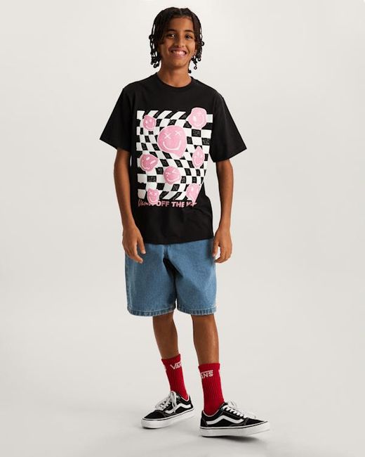 Vans Black Kids Twisted Joy T-Shirt (8-14 Years)