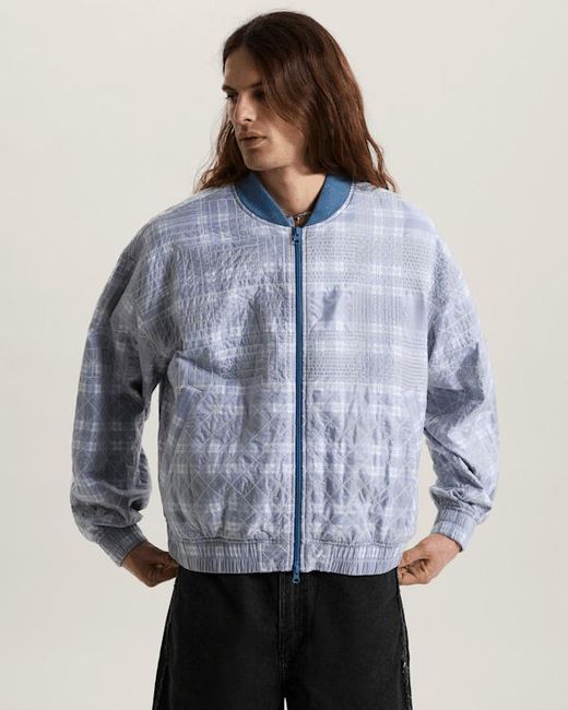 Vans Blue Otw X Tdc Double Layered Bomber Jacket Deep for men