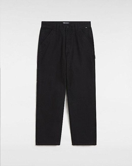 Vans Black Drill Chore Carpenter Vintage Wash Trousers () for men