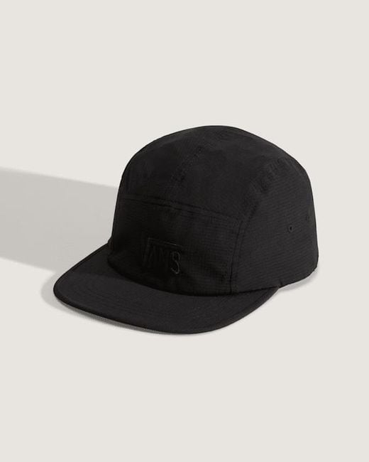 Vans Black Stretch Logo Camper Hat for men