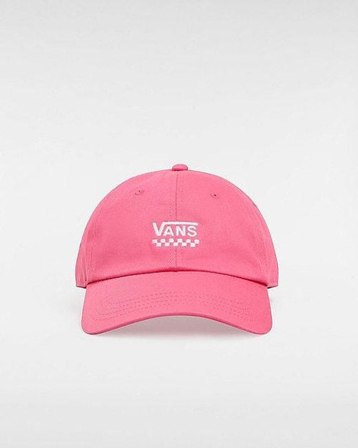 Vans Pink Court Side Curved Bill Jockey Hat
