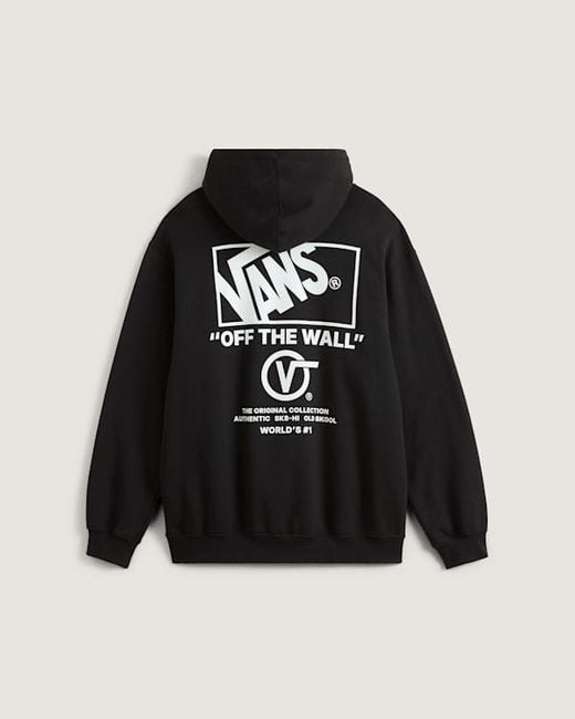 Felpa Con Cappuccio Stockpile, Uomo, Taglia di Vans in Black da Uomo