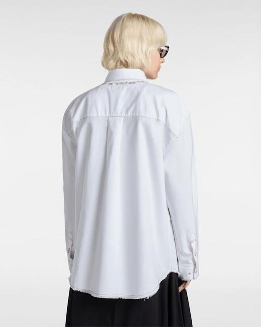 Vans White Gillian Button Down Shirt