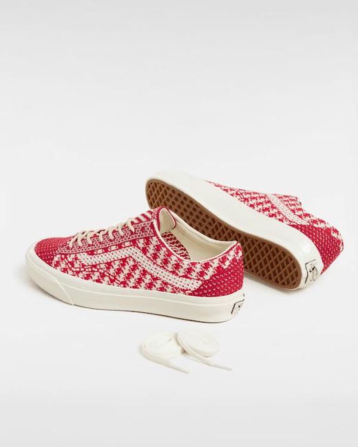 Vans Pink Premium Old Skool Shoes for men
